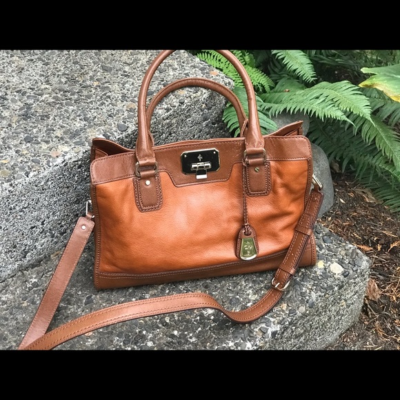Handbags - Cole Haan Bag, Satchel, Camel Color